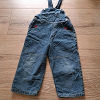 Gefütterte Jeans Hose Latzhose Gr. 92 Sachsen - Auerbach (Vogtland) Vorschau