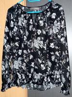 Damen Bluse Vera Moda Größe S langarm schwarz Muster Rundhalsauss Sachsen - Auerbach (Vogtland) Vorschau