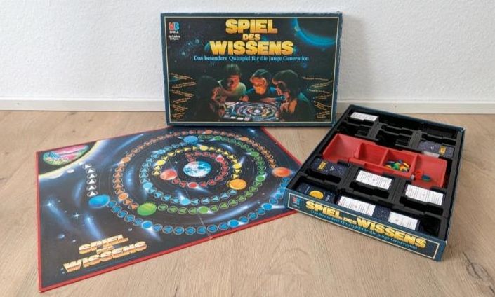 Brettspiel Spiel des Wissens Original 1984 MB Spiele Retro in Mietingen