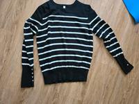 Pullover Pulli Takko ever.me Gr. M Viskose gestreift schwarz weiß Nordrhein-Westfalen - Detmold Vorschau