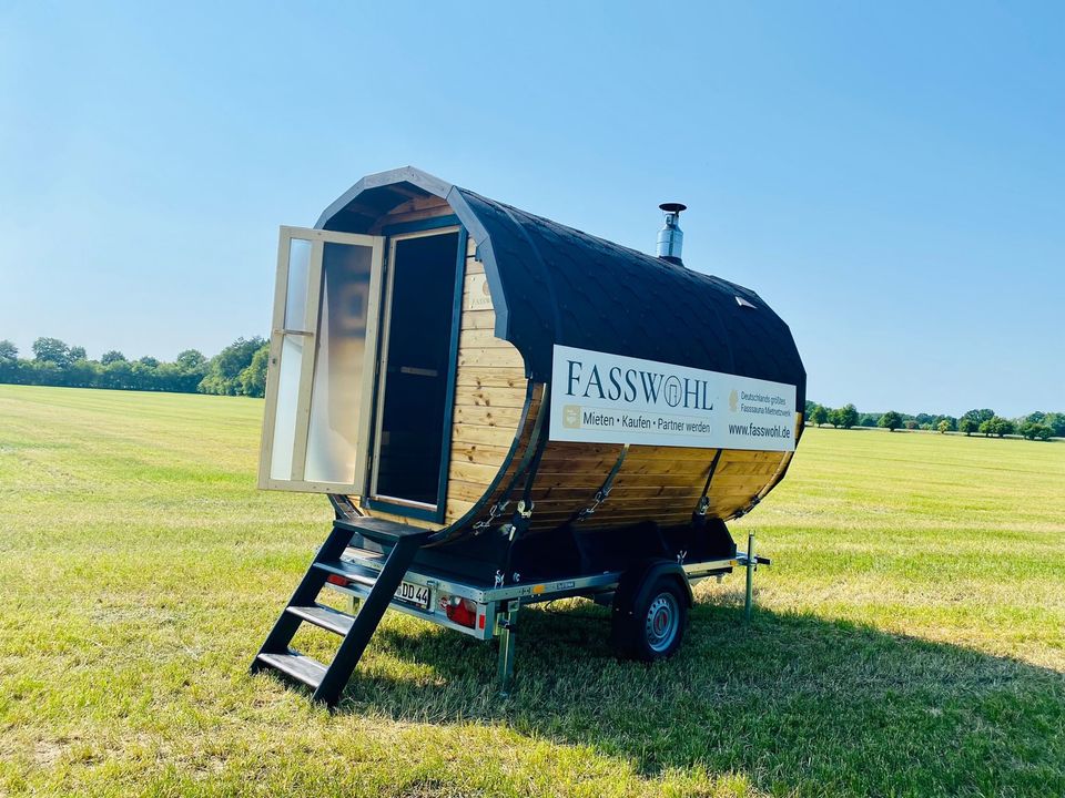 ☀️ Fasssauna mieten Aussensauna Gartensauna Sauna Saunafass ☀️ in Neumünster