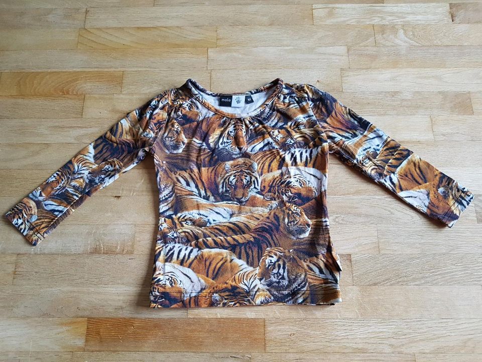 Molo, Langarm T-Shirt, Tiger, Gr. 92 in Husby