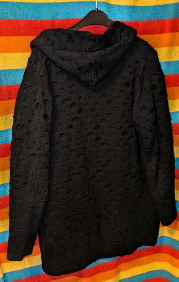 Schwarze offene Damen Wolljacke Größe XL Carisma Casual in Sondershausen