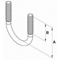 Bügelschraube / Rundbügel M10, 1" (33,7 mm), feuerverzinkt, ohne Bayern - Landsberg (Lech) Vorschau