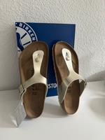 NEU - BIRKENSTOCK GIZEH - Zehentreter - 39 - Gold metallic - Nordrhein-Westfalen - Hagen Vorschau