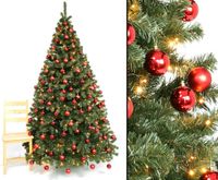 Künstlicher Weihnachtsbaum 240cm geschmückt rot #hn80240rA Bayern - Jettenbach Vorschau