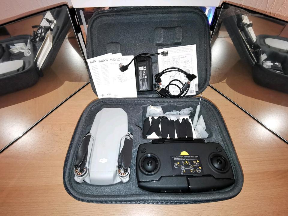 Top DJI Mavic Mini Drohne mit VR  FPV Brille, als Set mit Koffer in Kassel