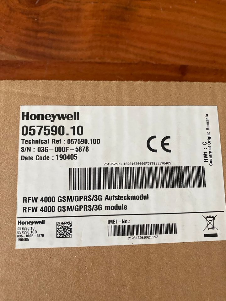 HONEYWELL 057590.10 GSM RFW Aufsteckmodul 3G in Hamburg