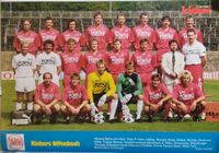 Mannschaftsposter Kickers Offenbach oldschool Saison 1988/89 Rheinland-Pfalz - Andernach Vorschau