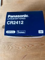 20 Stück Panasonic Lithium-Knopfzelle CR2412, 3V Bayern - Pfronten Vorschau