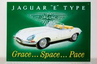 jaguar E Type Blechschild Grace/Space/Pace, sehr guter Zustand München - Allach-Untermenzing Vorschau
