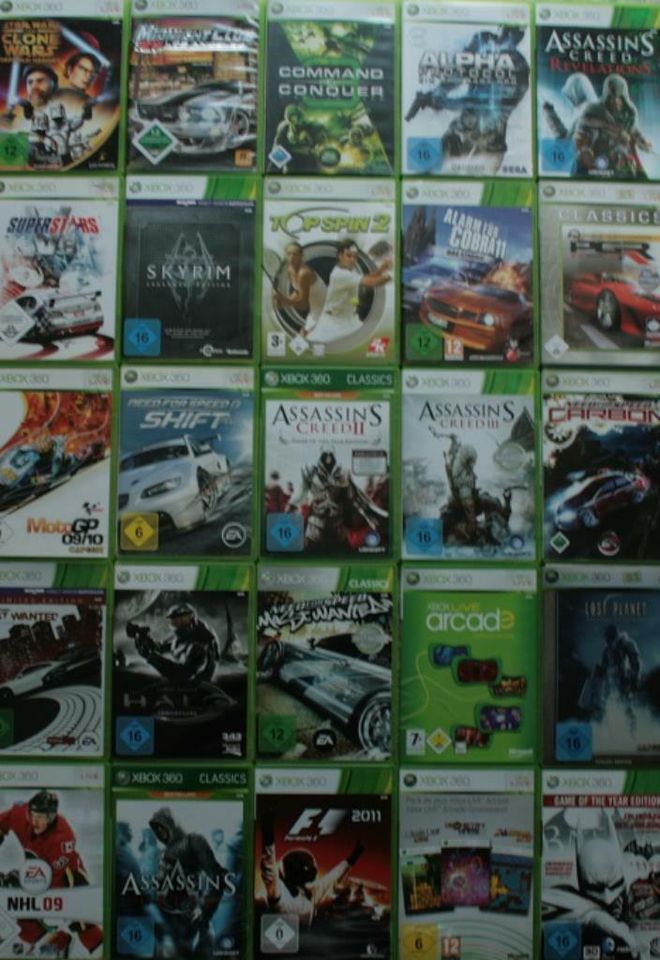 100 Stück X-Box 360 Spiele z.B. FIFA, Forza, F1 2014, Cars usw. ! in Berlin