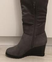 Stiefel, grau, Gr. 36, Graceland, Wildlederimitat Bremen - Huchting Vorschau