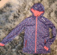 Softshelljacke Gr.146/152 Fleece innen Blau Lila mit Blättern neu Niedersachsen - Vechelde Vorschau