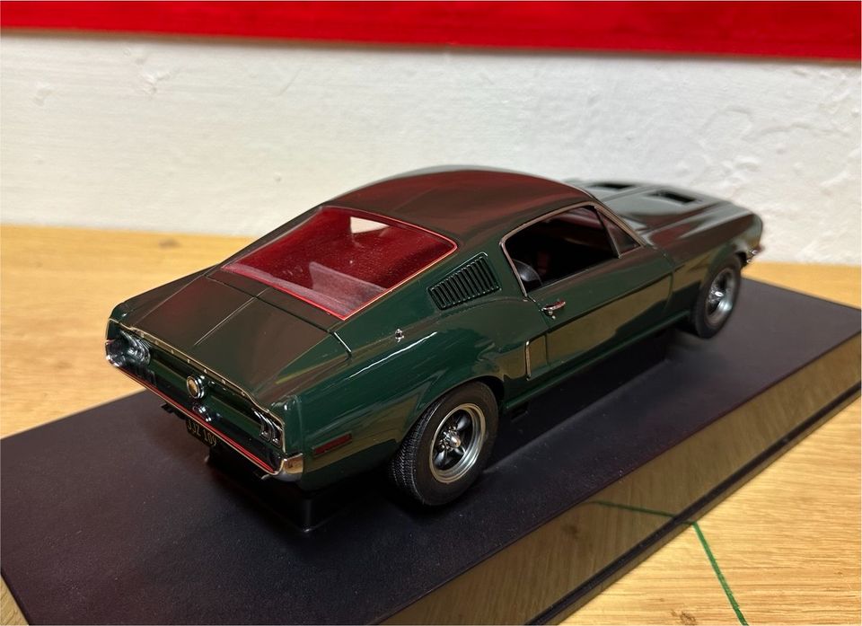 AUTOart BULLITT McQueen Ford Mustang GT-390 Modellauto 1:18 in Nürnberg (Mittelfr)