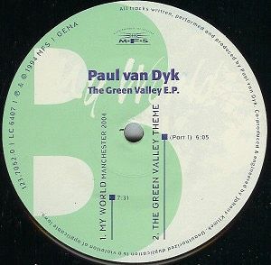 ⭐️1994 Trance 12“⭐️MfS 52 - Paul van Dyk - The Green Valley E.P. in Graben (Lechfeld)
