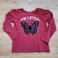 Pulli Shirt Wendwpailetten 122 128 Schmetterling Sachsen - Pirna Vorschau