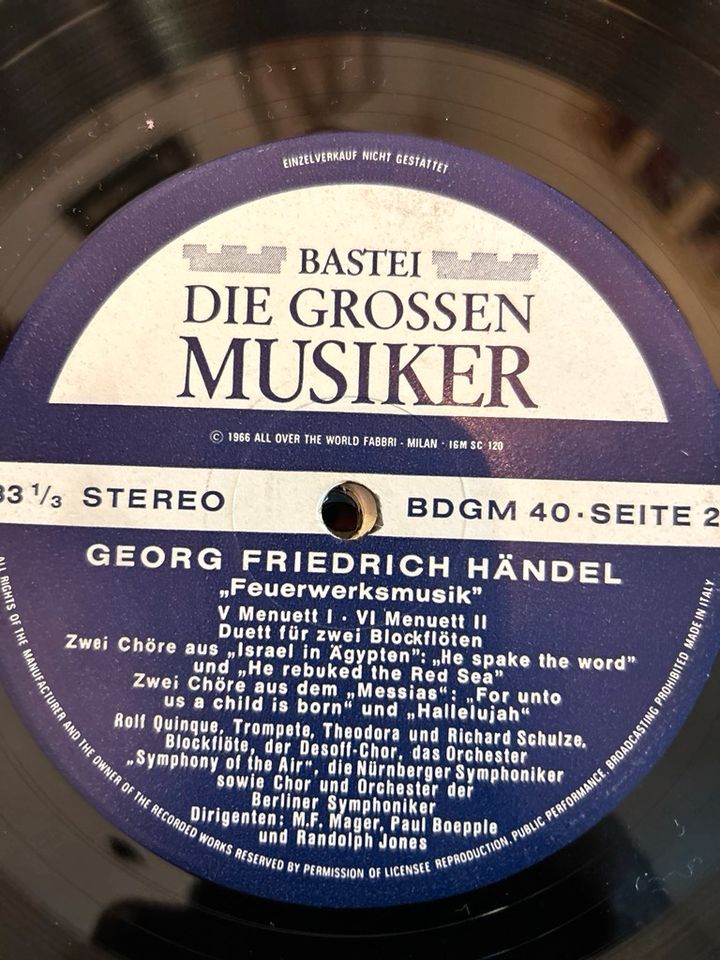 18 Schallplatten 10“ zum Basteln oder Hören Vinyl Flohmarkt in Gültz