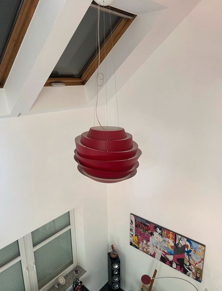 Foscarini Le Soleil Pendelleuchte rot Designer Lampe Hängeleuchte in Solingen