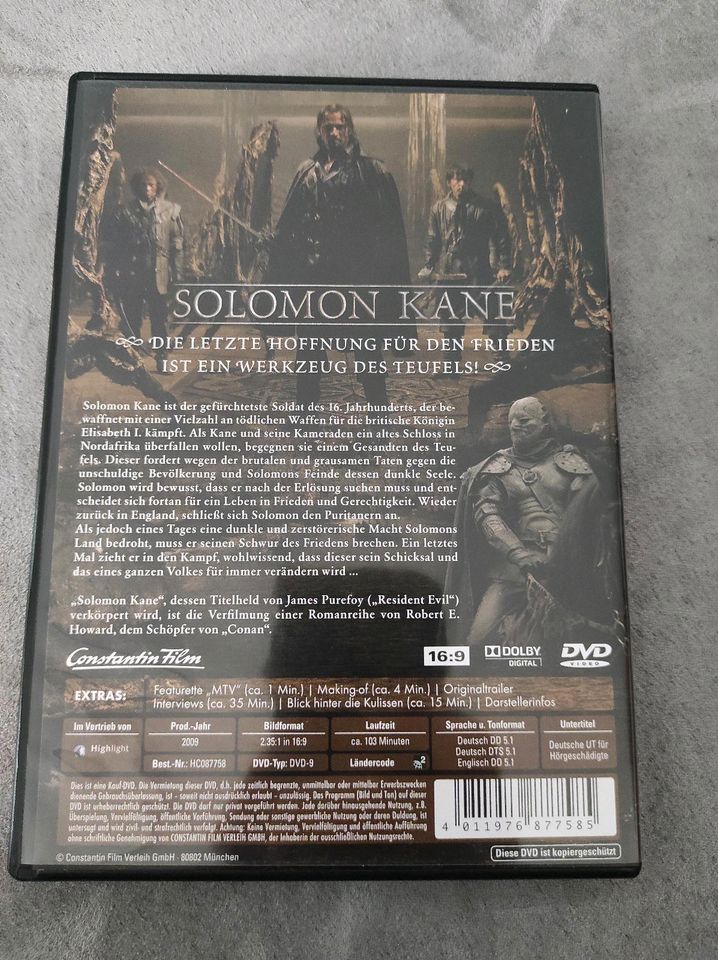 Solomon Kane in Allmersbach