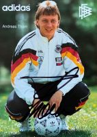 ANDREAS THOM handsignierte DFB Autogrammkarte Fußball EM 1992 Nordrhein-Westfalen - Engelskirchen Vorschau