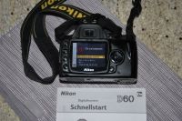 Nikon D 60 Kamera Schleswig-Holstein - Schenefeld (Kreis Steinburg) Vorschau