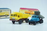 Modellauto DDR, Dumper Perlini + Muldenkipper G5, 1:87  Univers Dresden - Loschwitz Vorschau
