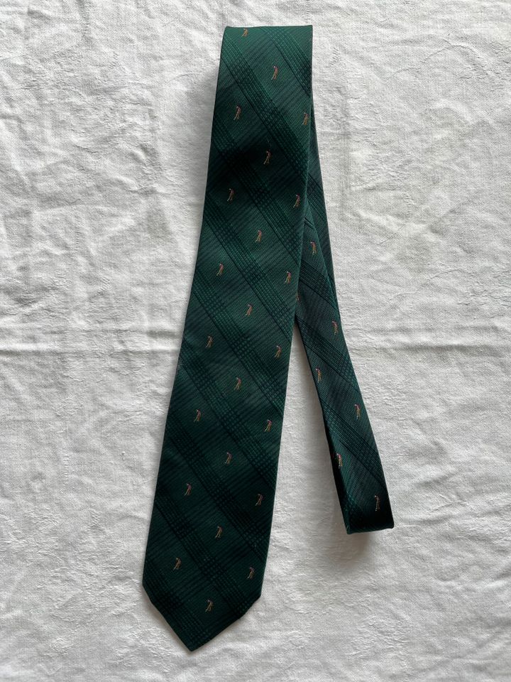 Krawatte Binder Schlips von Westbury - dunkelgrün - Seide in Hannover