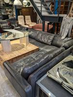 Elegante COR-Ledersitzgruppe in Schwarz – Sofa + Sessel Nordrhein-Westfalen - Langenfeld Vorschau
