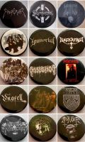 Buttons Pins Anstecker Death Black Folk Metal Niedersachsen - Nordhorn Vorschau