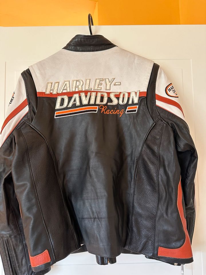 Coole Lederjacke Harley Davidson Damen Gr.XL, Screamin Eagle, Top in Pansdorf