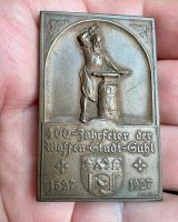 Medaille Plakette 1927 zur 400 Jahr Feier der Waffenstadt Suhl Brandenburg - Bernau Vorschau