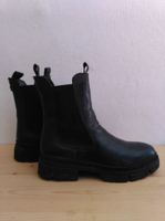 Elegante schwarze Lederstiefel von Tamaris Hannover - Mitte Vorschau