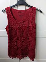 M L 38 40 Spitze rot Top T-Shirt Bluse Gina Ernstings family Obervieland - Habenhausen Vorschau