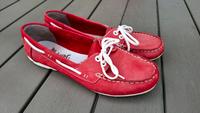 Rieker Slipper/Loafer  Gr. 39, rot, 9 € Hessen - Nidderau Vorschau