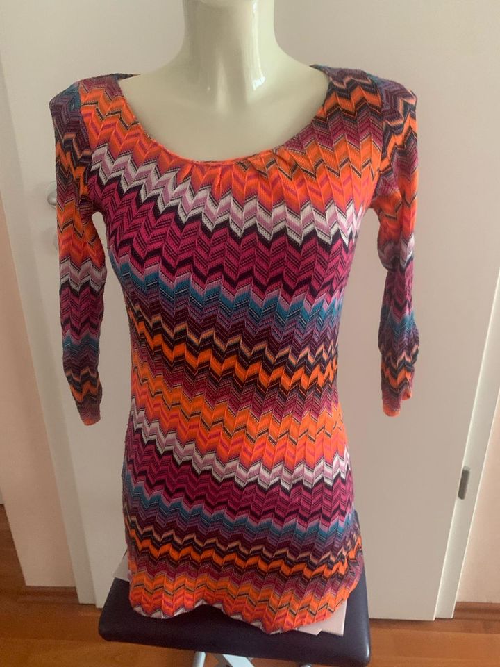 Comma Kleid Longshirt Missonimuster Zickzack Muster S wie neu in Düsseldorf