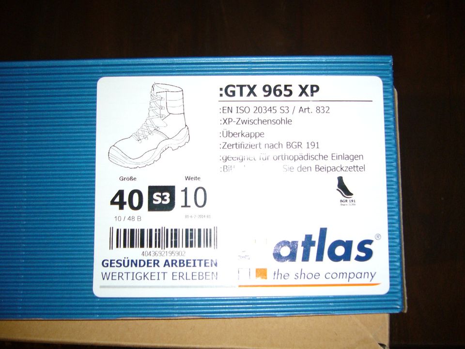 Atlas GTX 965 XP S3 Gr.40 in Oer-Erkenschwick