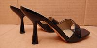 high heel Mules 41 Lack schwarz Stiletto Pantoletten Bayern - Kulmbach Vorschau