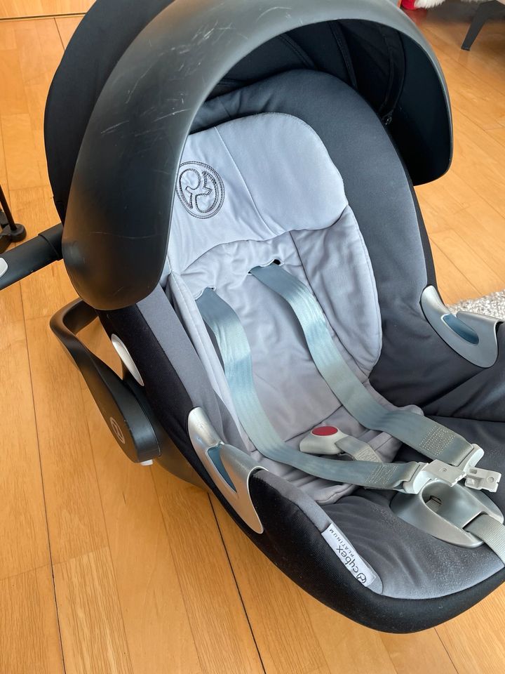 Babyschale cybex Platinum mit base Maxi cosi in Altenstadt an der Waldnaab