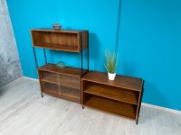 MidCentury Regal Regalsystem Wall Unit in Nussbaum, 1950er 1960er Sachsen - Mülsen Vorschau