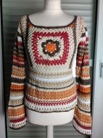 Orange braun beige Strick Pullover Crochet S 36 M 38 Inscene Boho Nordrhein-Westfalen - Werl Vorschau
