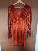 Samtkleid Minikleid rot orange mit V-Ausschnitt ASOS XL 42 Nordrhein-Westfalen - Rheine Vorschau
