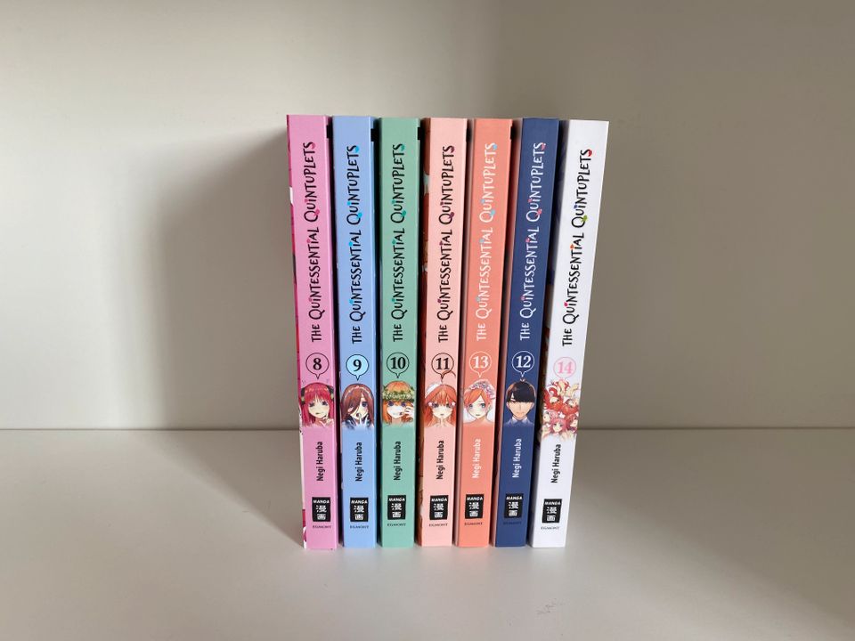 The Quintessential Quintuplets - Band 8-14 - Egmont - 1. Auflage in Brehna