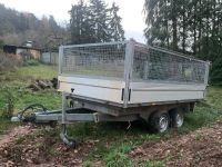 Anhänger 2700kg 55€/Tag mieten gebremst mit Laubgitter Bayern - Hösbach Vorschau