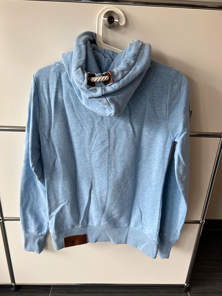 Naketano Sweater Hoodie hellblau Größe S top Zustand in Kaarst