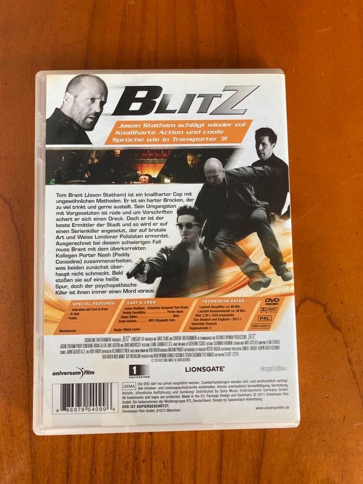 DVD Blitz mit Jason Statham in Dülmen