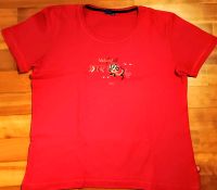 Cecil T-Shirt* Gr.XL(42)*rot + Druck* Baumw.*wie neu !! Nordrhein-Westfalen - Willich Vorschau