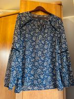 Bluse, langarm, dunkelblau mit Muster, Yessica, Gr.46 Bayern - Buxheim Vorschau
