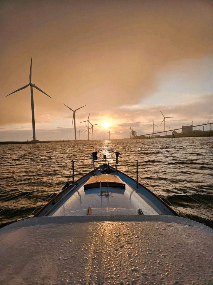 Klassische Stahl Segelyacht, Baron von Hoevel S-Spant in Nödike