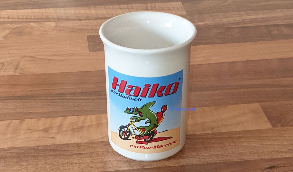 HARRY JESKE (PUHDYS) Tasse zur CD/dem Musical HAIKO DER HAIFISCH in Magdeburg